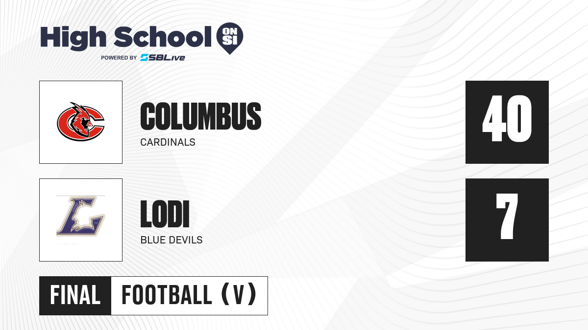Lodi vs Columbus Football Oct 1, 2021 SBLive