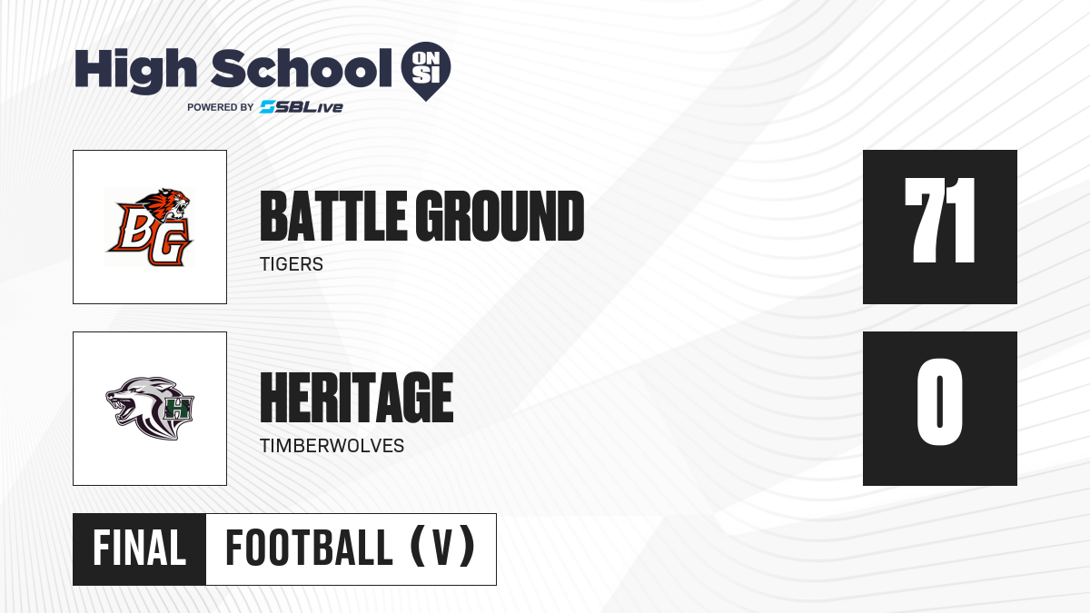 Heritage vs Battle Ground Football - Sep 23, 2022 - scorebooklive.com Heritage vs Battle Ground Football - Sep 23, 2022 - scorebooklive.com