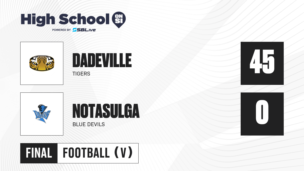 Dadeville vs Notasulga Football Sep 23, 2022 SBLive
