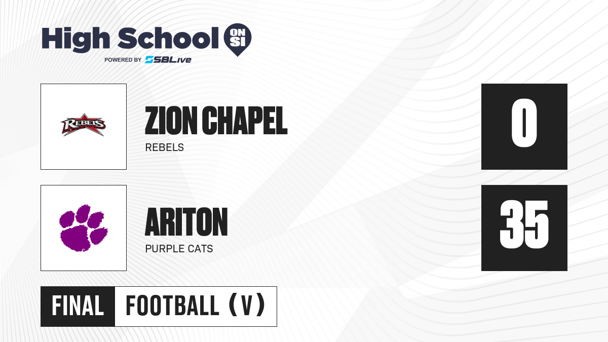 Zion Chapel vs Ariton Football Sep 16, 2022 SBLive