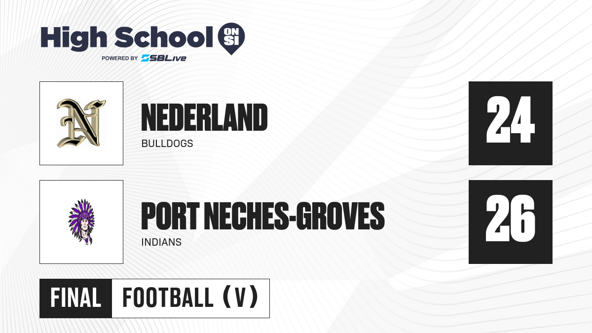 Nederland vs Port NechesGroves Football Oct 28, 2022