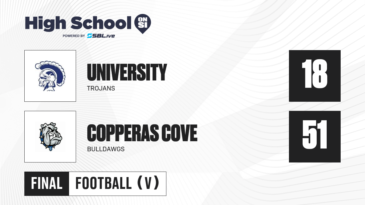 University vs Copperas Cove Football Sep 16, 2022 SBLive