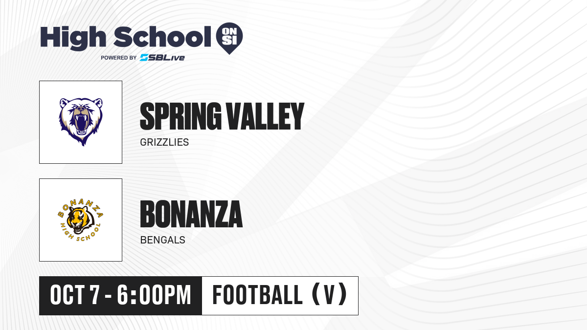 Spring Valley vs Bonanza Football Oct 7, 2022 SBLive