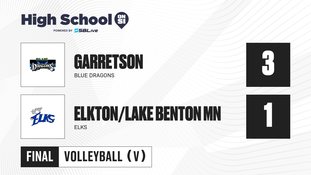 Garretson vs Elkton/Lake Benton MN Girls Volleyball Sep 17, 2022