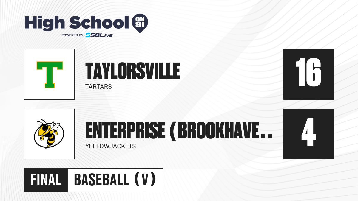 Taylorsville vs Enterprise (Brookhaven) Baseball Apr 11, 2023
