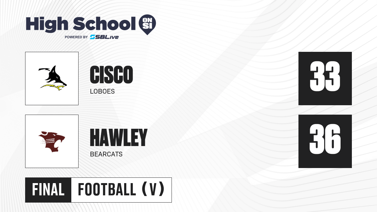 Cisco Vs Hawley Football - Nov 4, 2022 - Scorebooklive.com