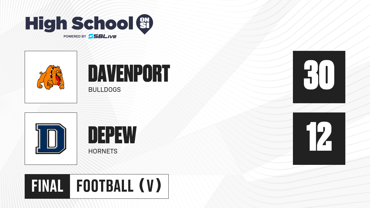 Davenport vs Depew Football Nov 4, 2022