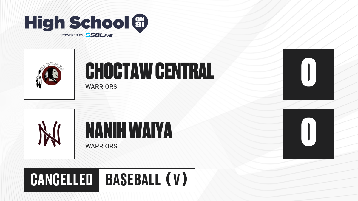 Choctaw Central vs Nanih Waiya Baseball Feb 16, 2023