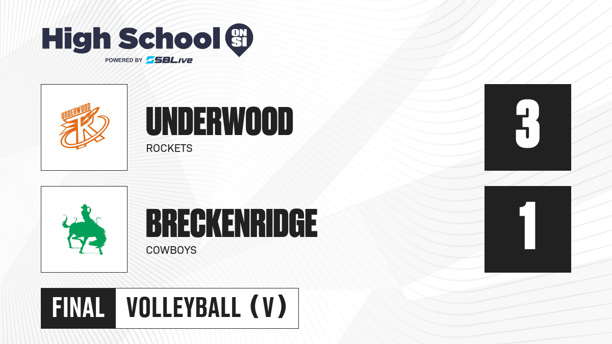 Underwood vs Breckenridge Girls Volleyball Oct 26, 2022