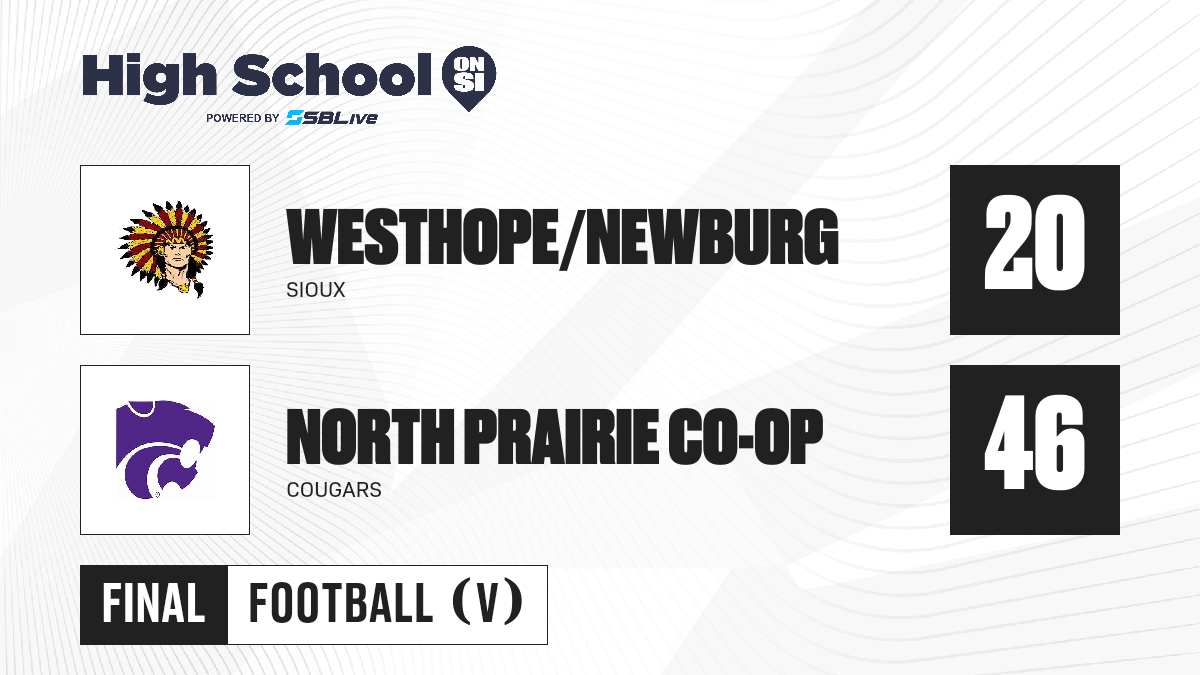 Westhope/Newburg vs North Prairie Coop Football Oct 29, 2022
