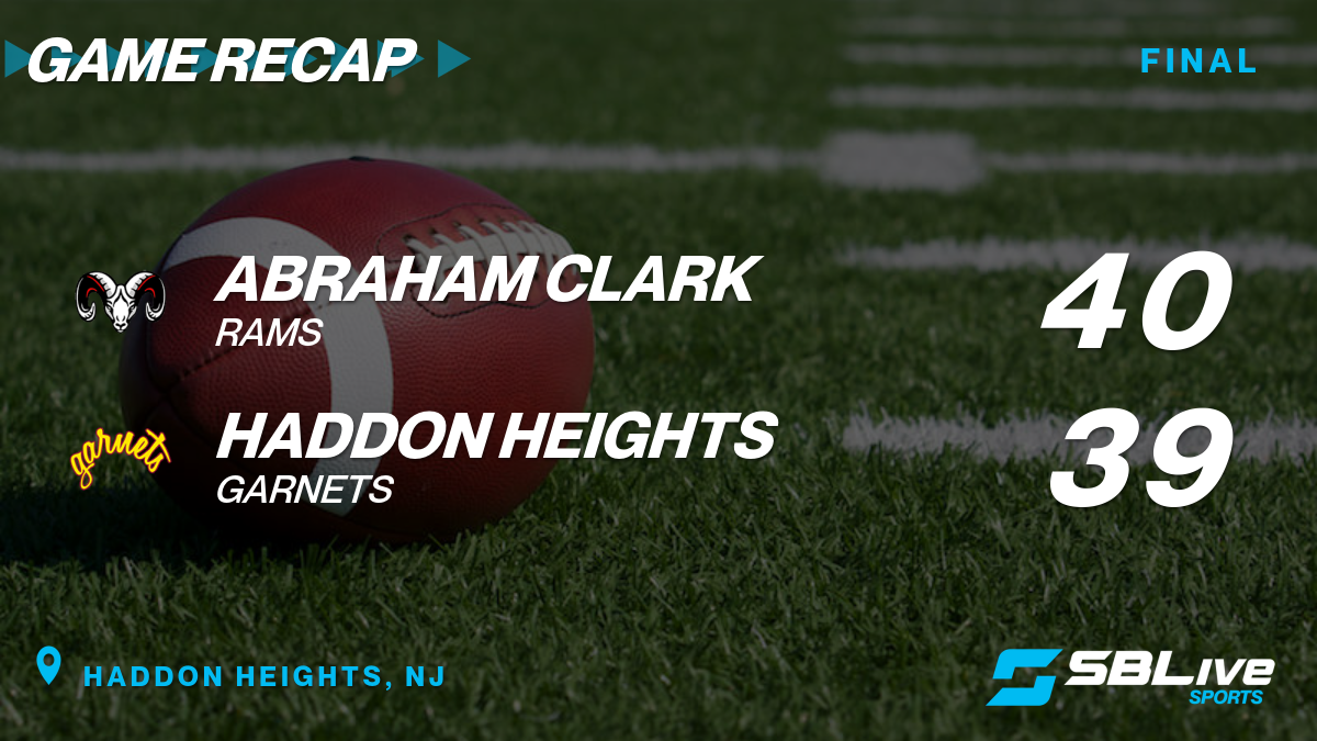 Abraham Clark vs Haddon Heights Football Nov 12, 2022