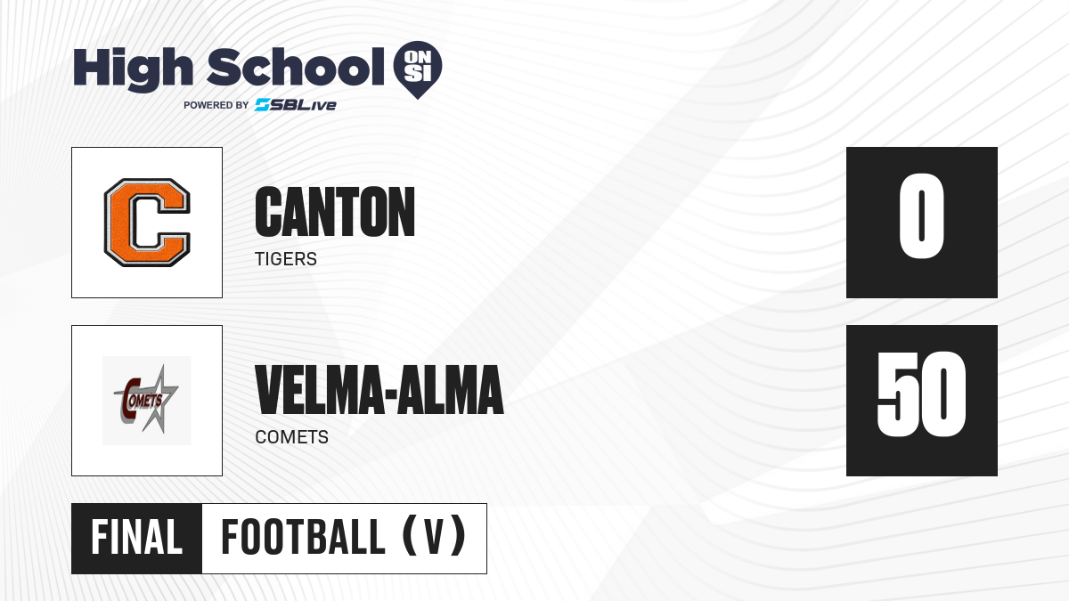 Canton vs VelmaAlma Football Nov 11, 2022