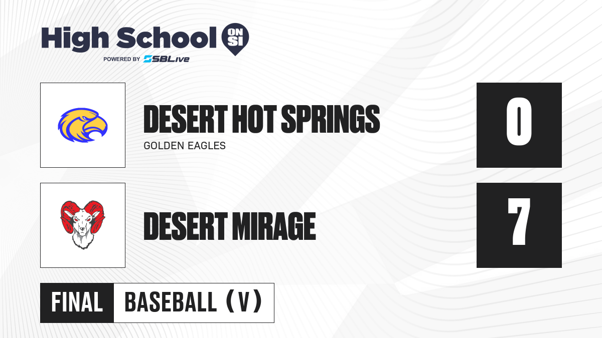 Desert Mirage vs Desert Hot Springs Baseball Mar 23, 2023