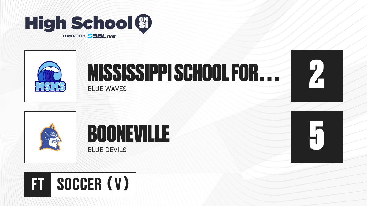 Mississippi School for Mathematics & Science vs Booneville Boys Soccer