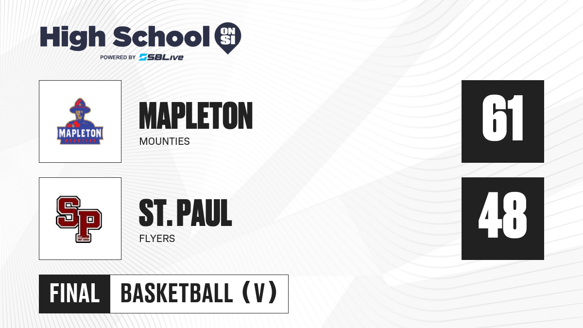 Mapleton vs St. Paul Boys Basketball Jan 27, 2023