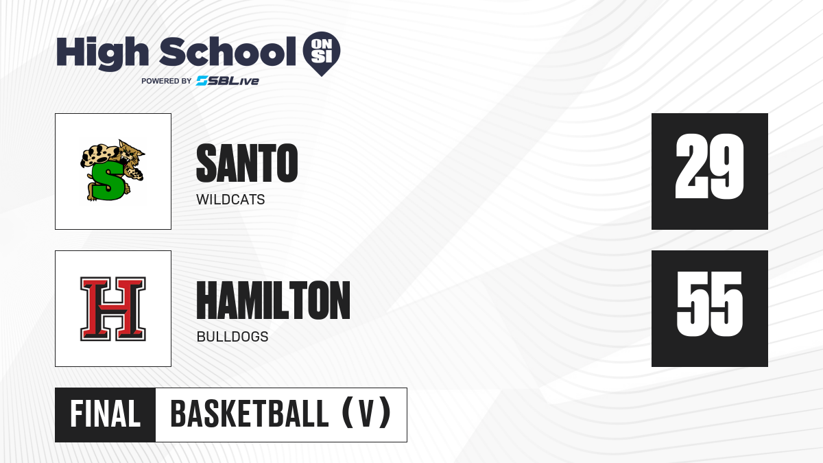 Santo vs Hamilton Girls Basketball Feb 13, 2023