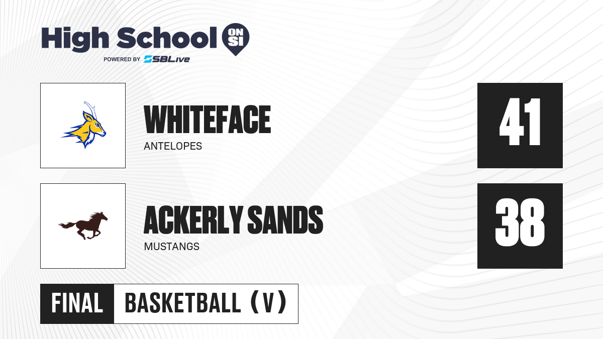 Whiteface vs Ackerly Sands Girls Basketball Feb 20, 2023