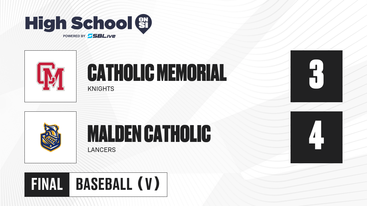 Malden Catholic Vs Catholic Memorial Baseball Apr 24 2023