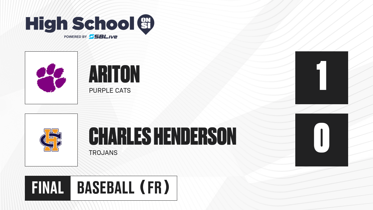 Ariton vs Charles Henderson Fr Baseball Mar 20, 2023
