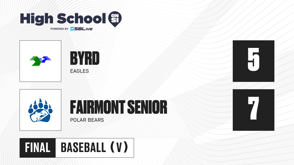 Byrd vs Fairmont Senior Baseball Apr 17, 2023