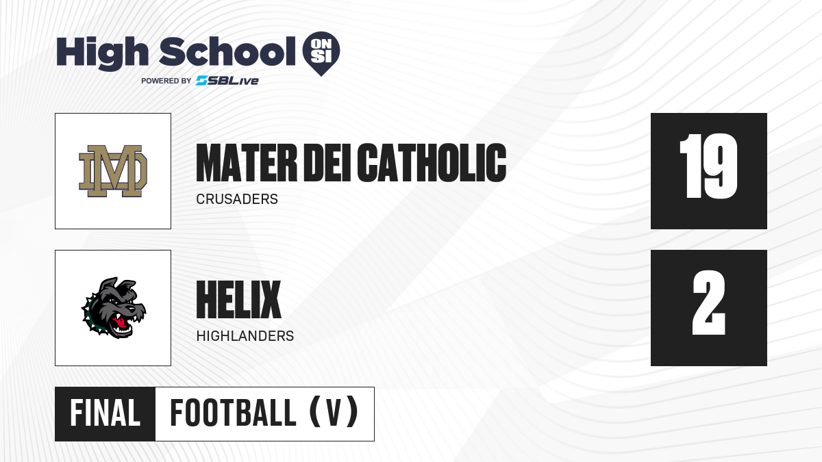 helix vs mater dei catholic football mar 19 2021 sblive