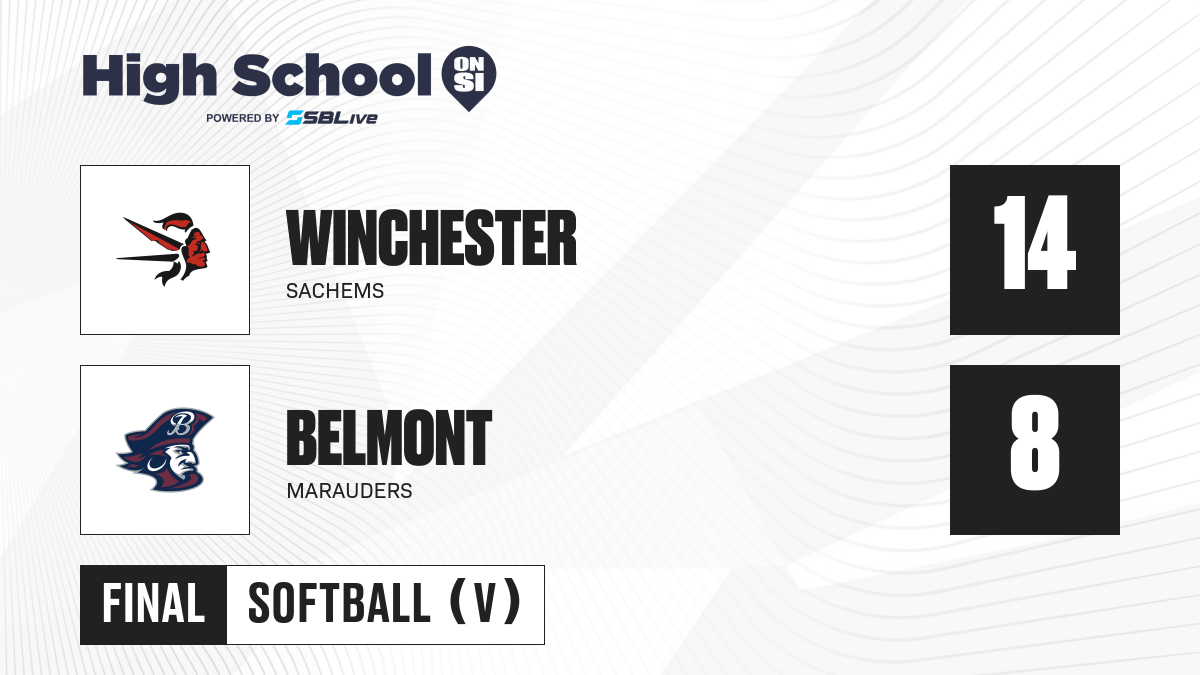 Belmont Vs Winchester Softball - May 11, 2021 - High School On Si