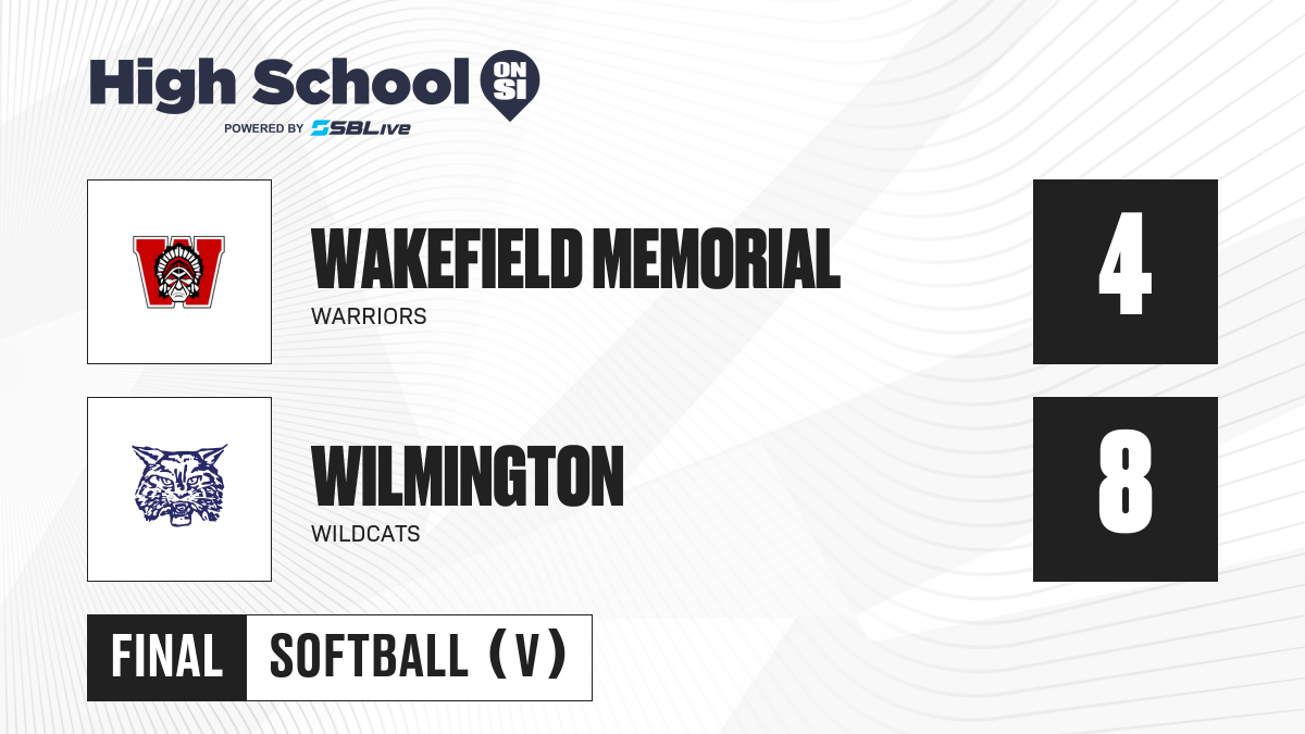 Wakefield Memorial Vs Wilmington Softball - May 11, 2021 - High School 