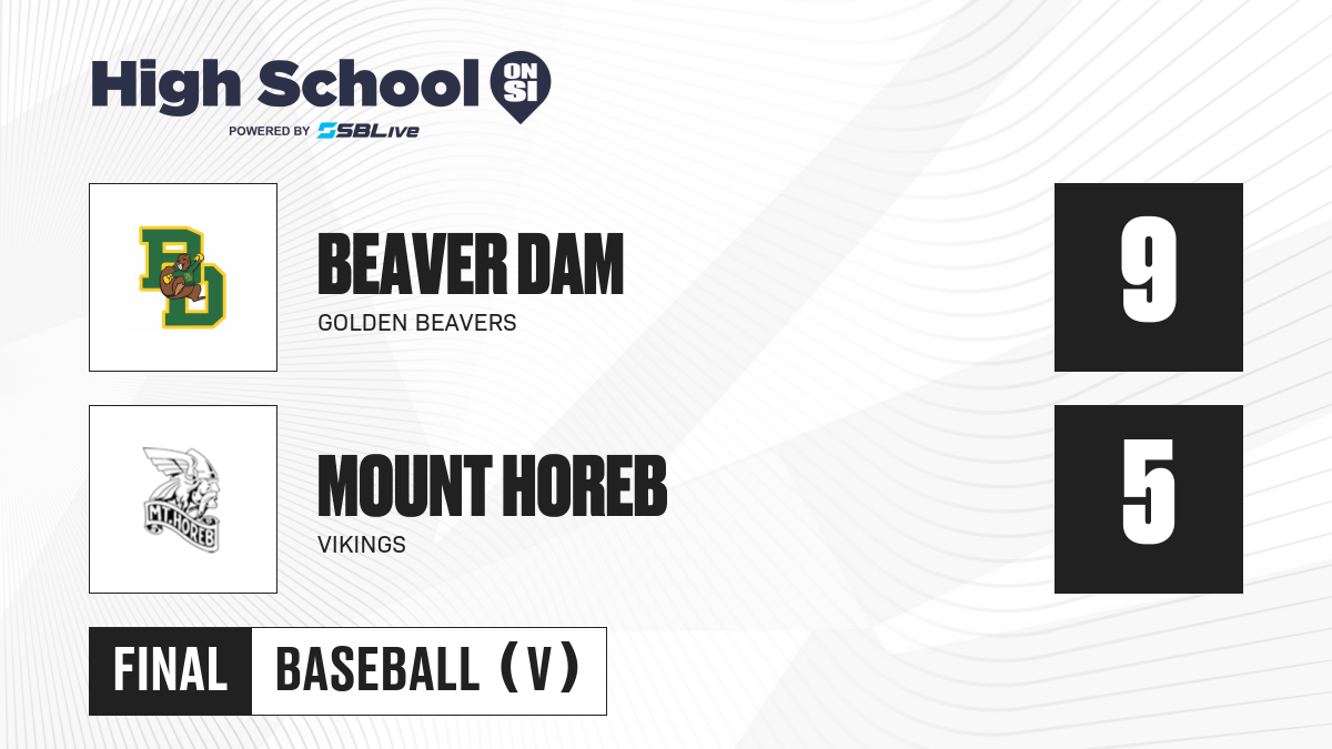 Mount Horeb vs Beaver Dam Baseball May 25, 2021