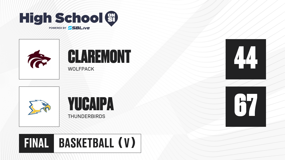 Yucaipa vs Claremont Boys Basketball Nov 23, 2021 High School On SI