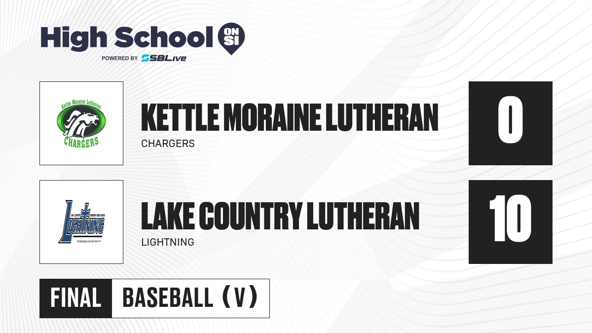 Lake Country Lutheran vs Kettle Moraine Lutheran Baseball - Jun 16 ...