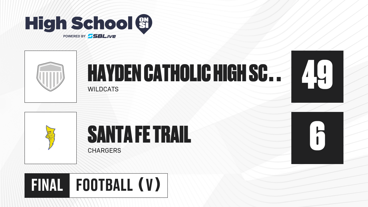 Santa Fe Trail vs Hayden Catholic High School Football - Oct 8, 2021 ...