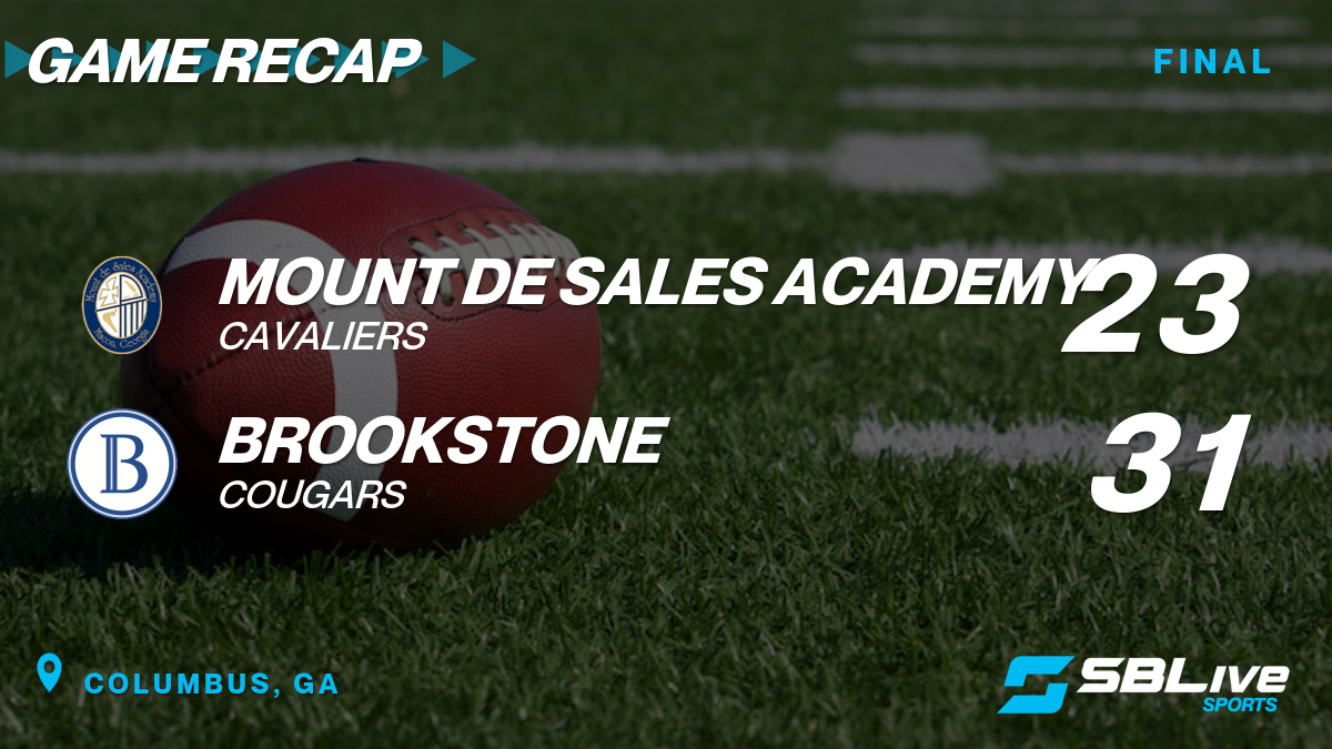 Brookstone vs Mount de Sales Academy Football Sep 10 2021