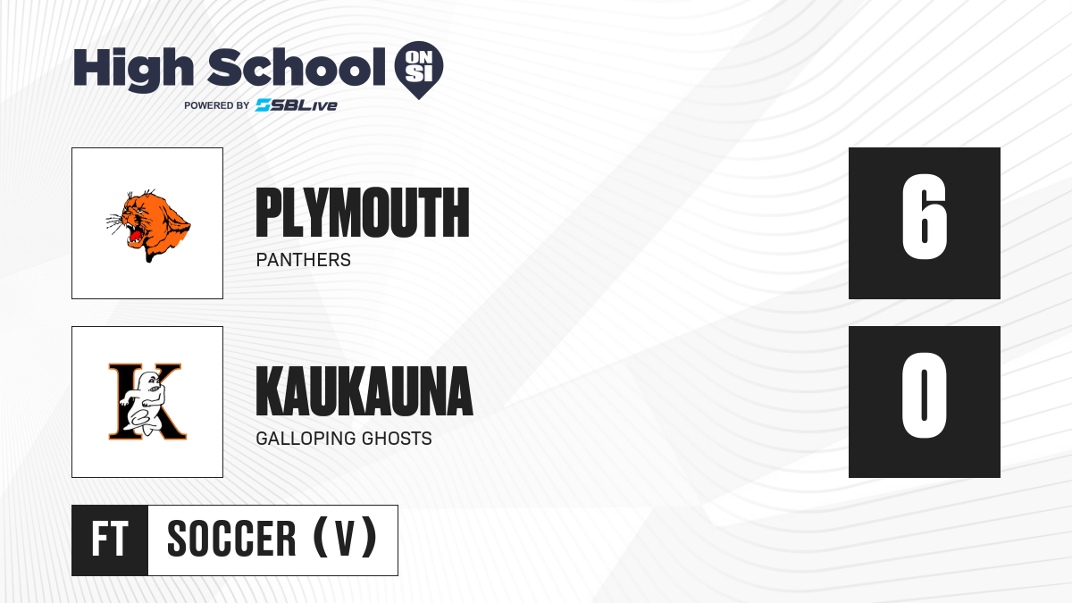 Kaukauna vs Plymouth Boys Soccer Aug 26, 2021 High School On SI