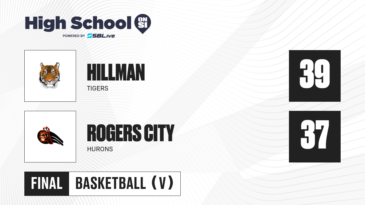 Rogers City vs Hillman Boys Basketball - Dec 9, 2021 - High School On SI