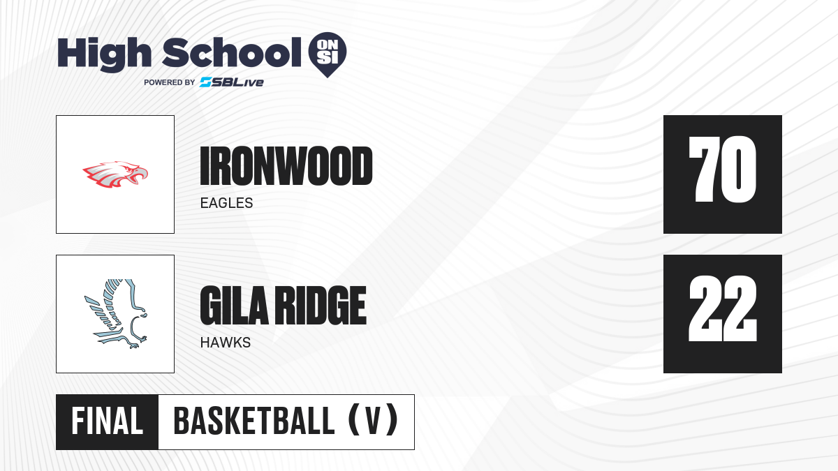 Gila Ridge vs Ironwood Boys Basketball - Jan 28, 2022 - High School On SI