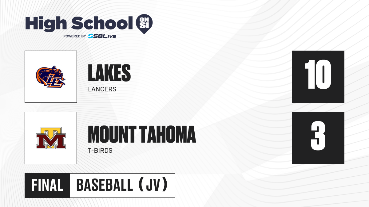 Mount Tahoma vs Lakes JV Baseball - Apr 8, 2022 - scorebooklive.com