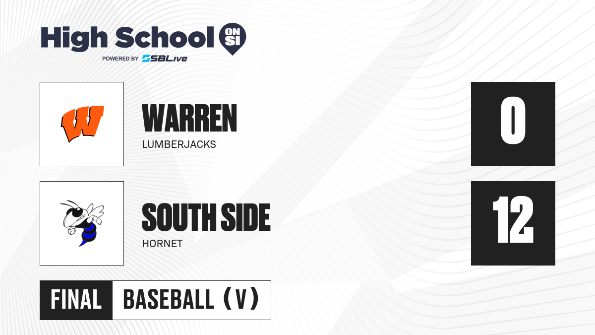 Warren vs South Side Baseball Mar 24, 2022 High School On SI
