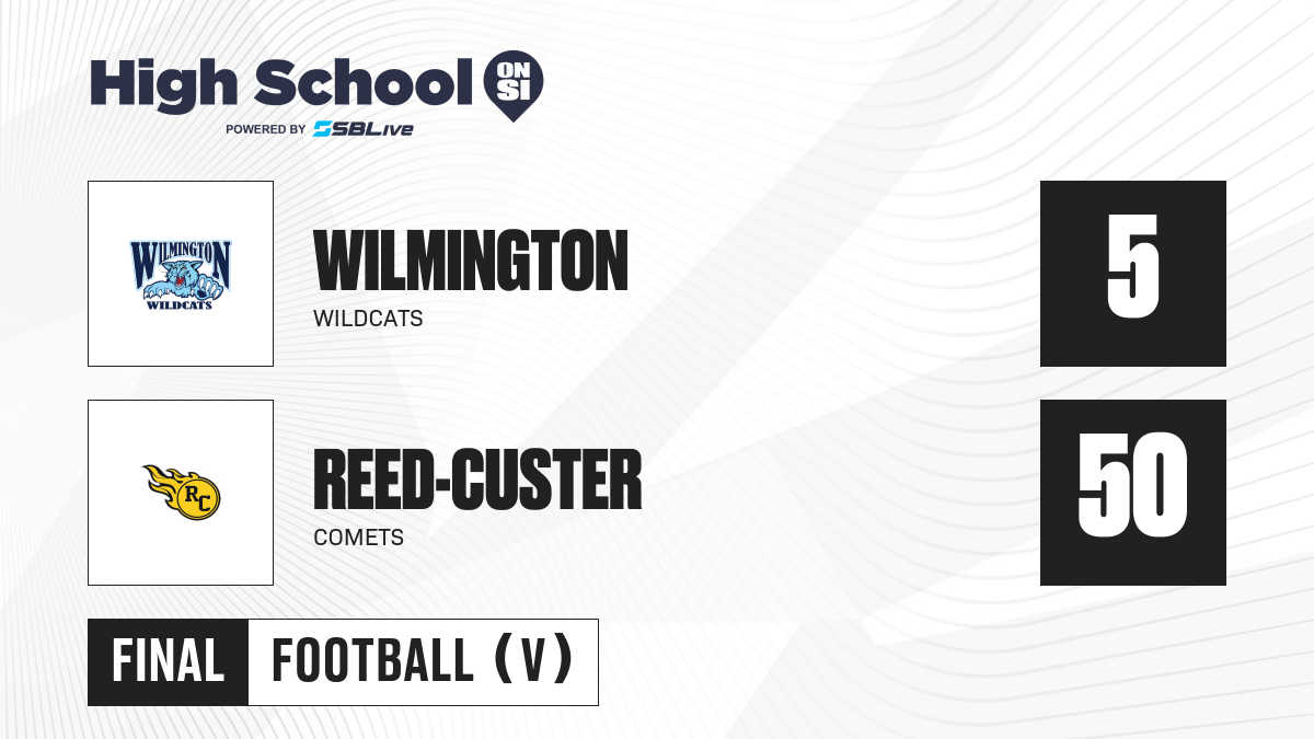 Wilmington vs Reed-Custer Football - Sep 30, 2022 - High School On SI