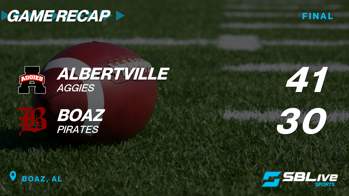 Albertville vs Boaz Football Aug 26, 2022