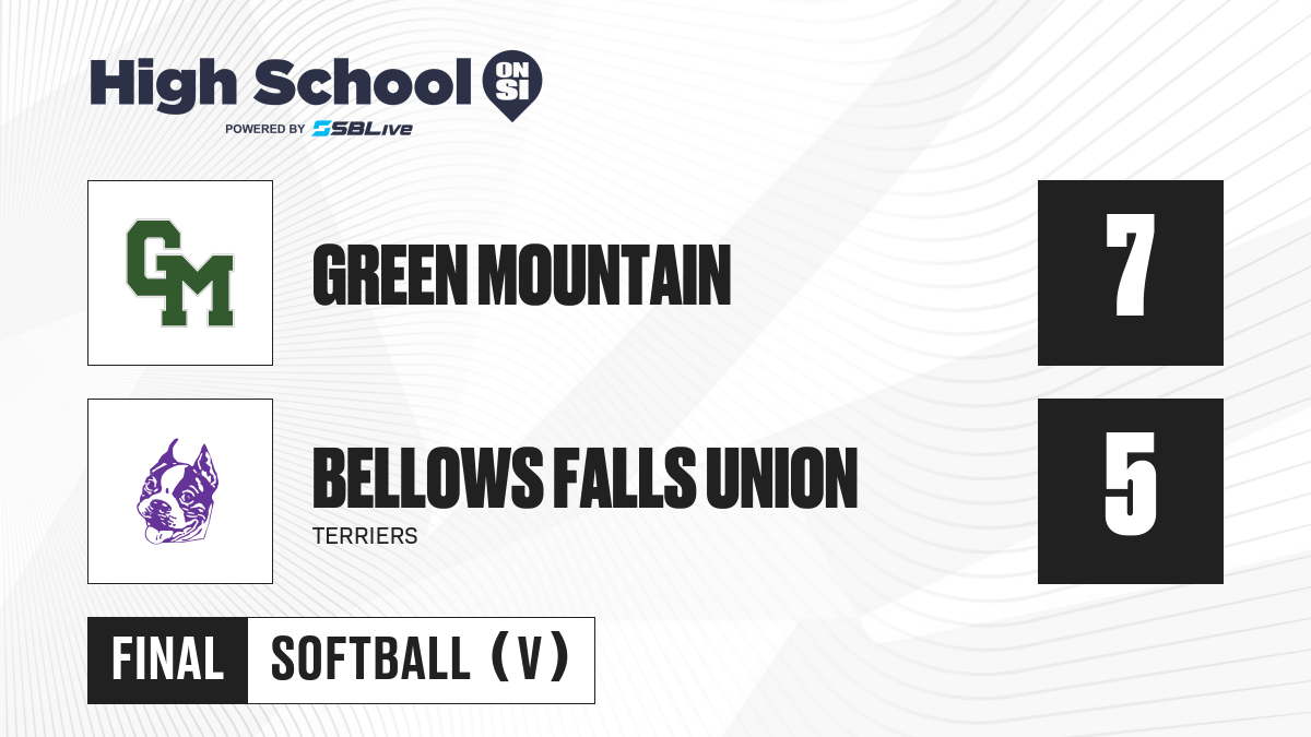 Green Mountain vs Bellows Falls Union Softball - Jun 4, 2022 ...