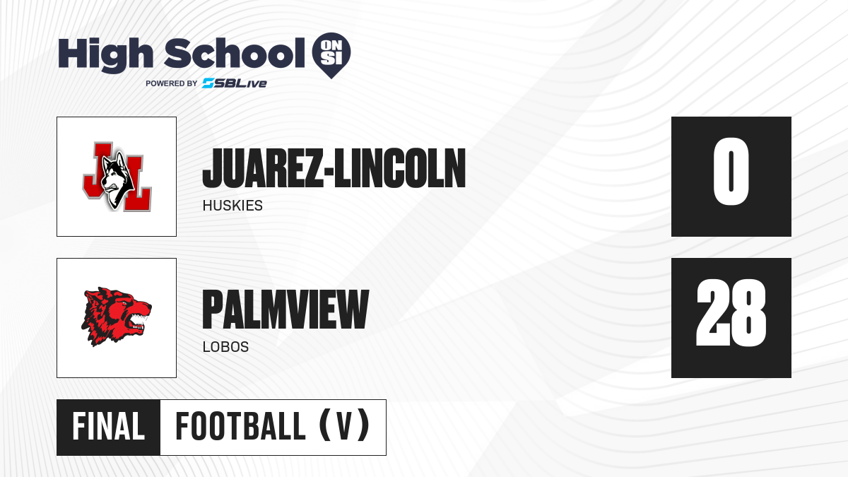 Juarez-Lincoln vs Palmview Football - Nov 4, 2022 