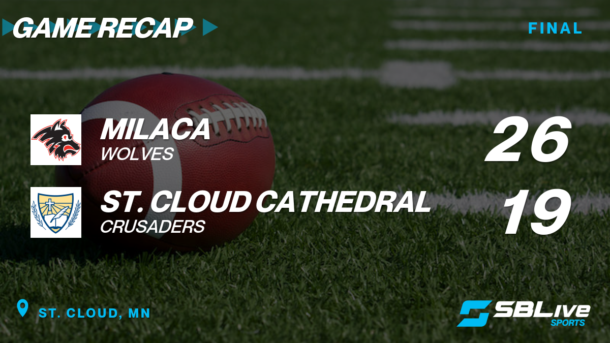 Milaca vs St. Cloud Cathedral Football - Sep 30, 2022 - scorebooklive.com