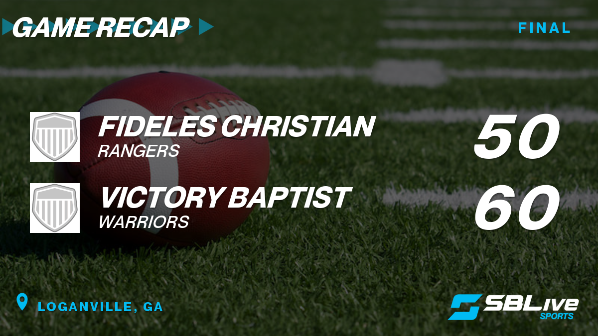 Fideles Christian vs Victory Baptist Football - Sep 23, 2022 