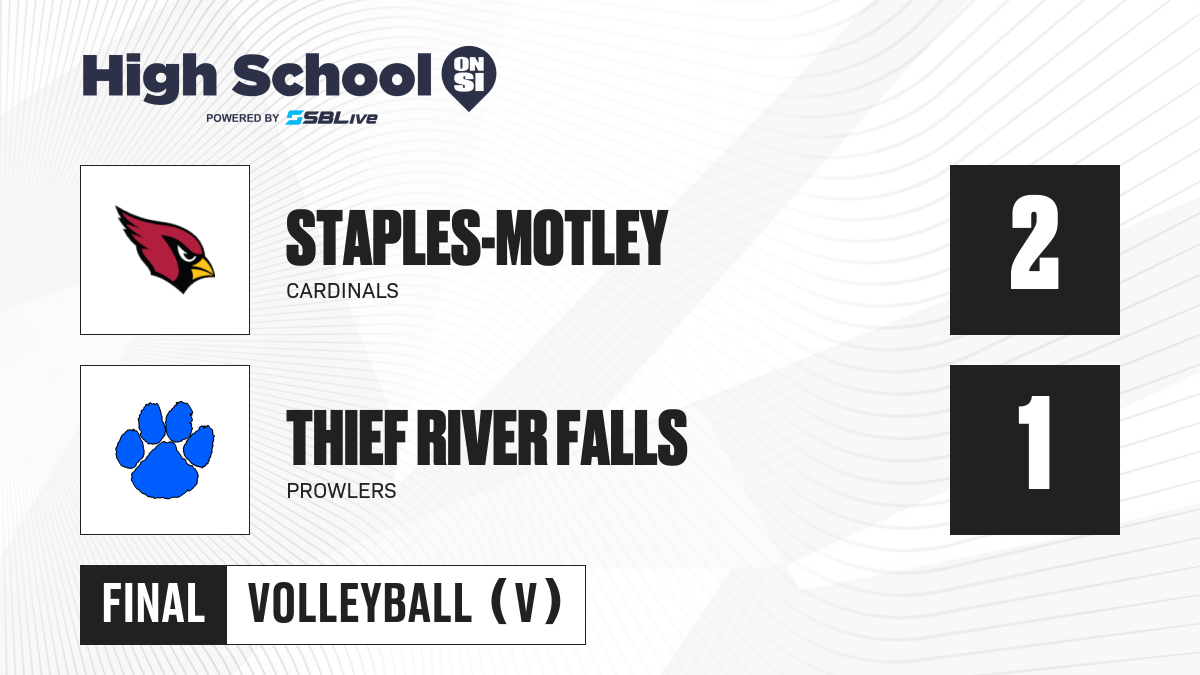 Staples-Motley vs Thief River Falls Girls Volleyball - Oct 8, 2022 ...