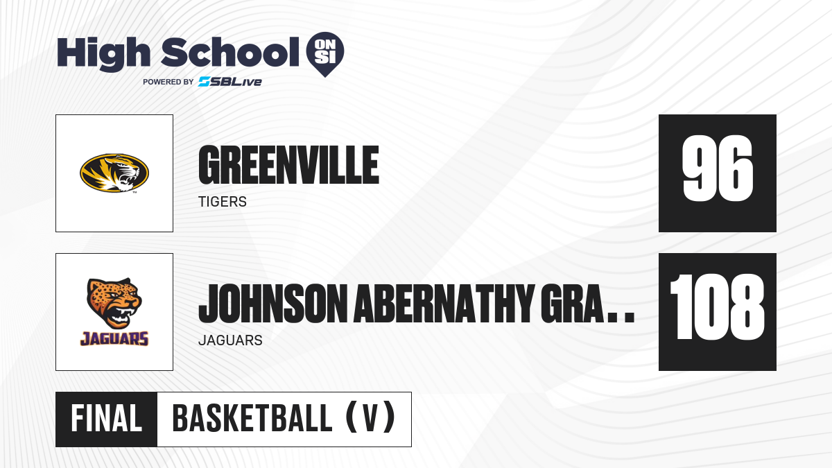 Greenville vs Johnson Abernathy Graetz Boys Basketball - Nov 18, 2022 ...