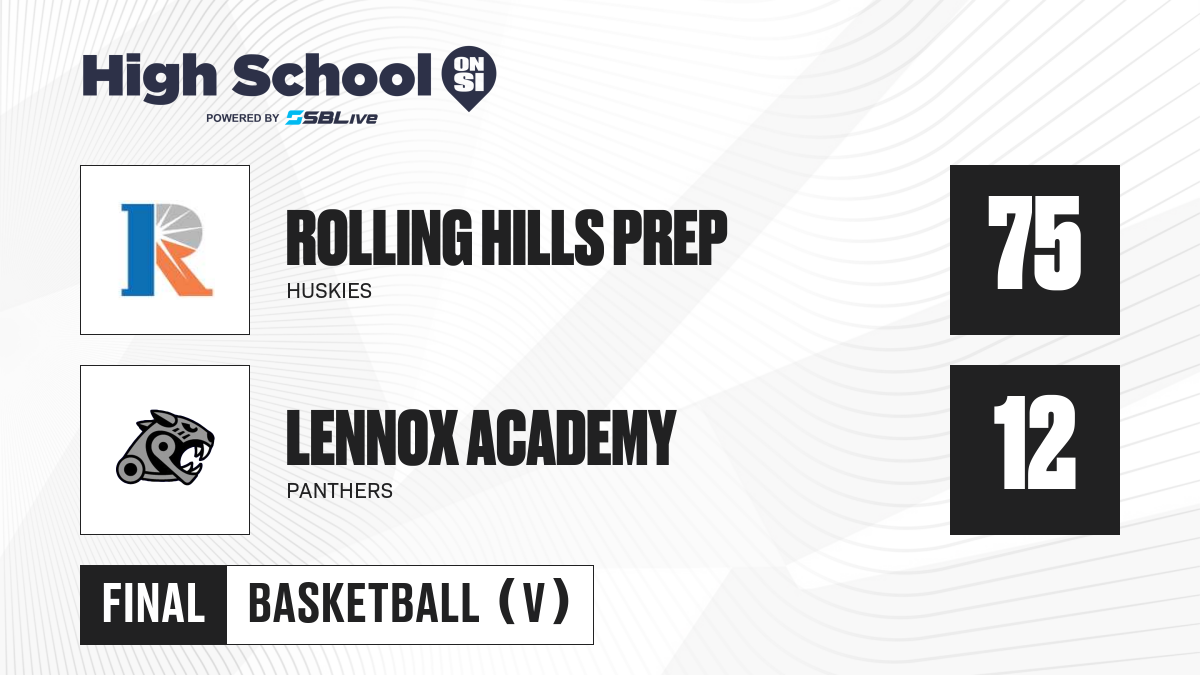 Recap - Lennox Academy vs Rolling Hills Prep Boys Basketball - Jan 10 ...