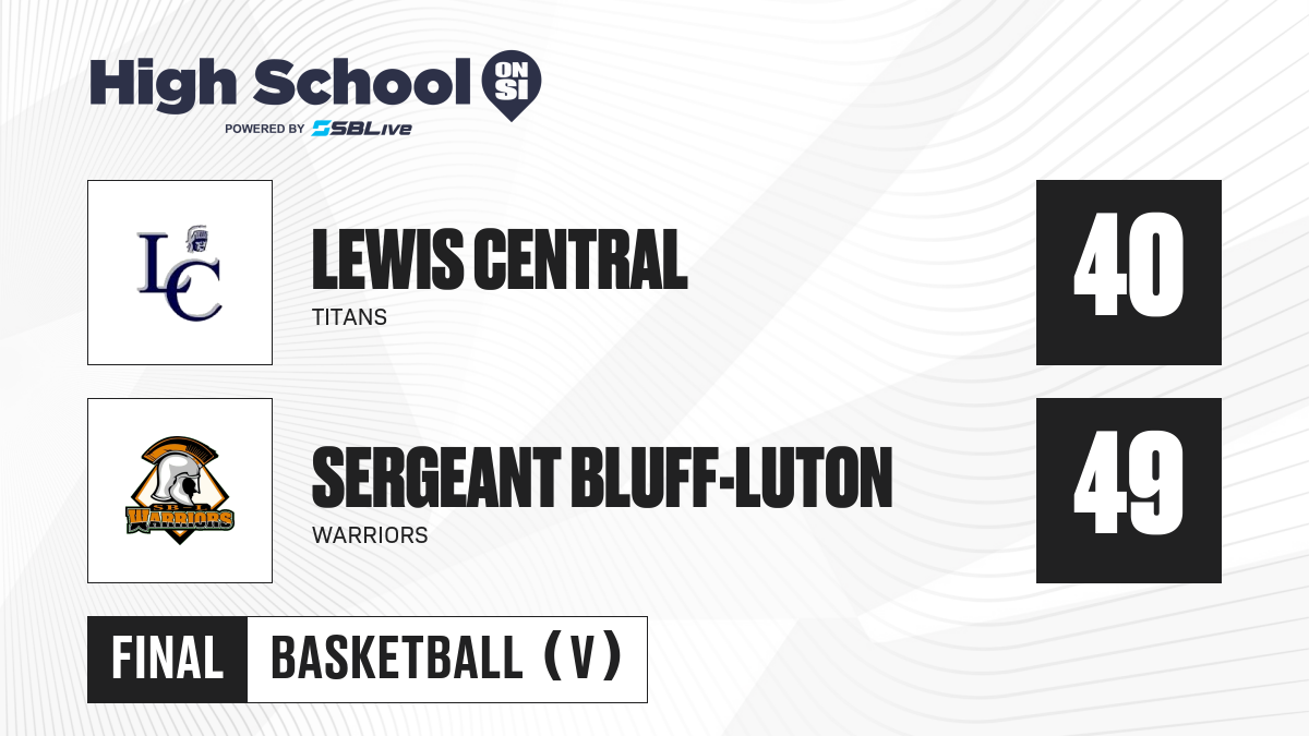 Lewis Central vs Sergeant Bluff-Luton Girls Basketball - Feb 10, 2023 ...