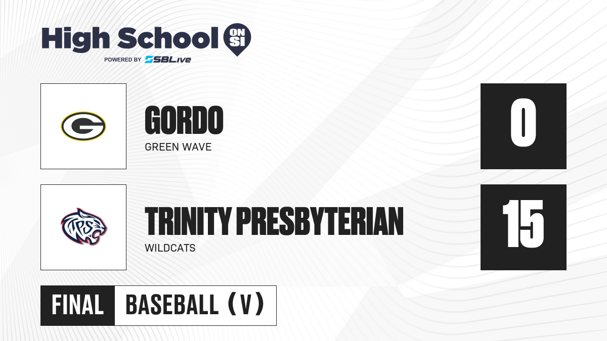 Gordo vs Trinity Presbyterian Baseball Apr 17, 2023