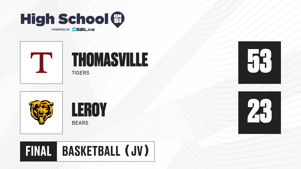 Leroy vs Thomasville JV Boys Basketball - Jan 16, 2023 - High School On SI