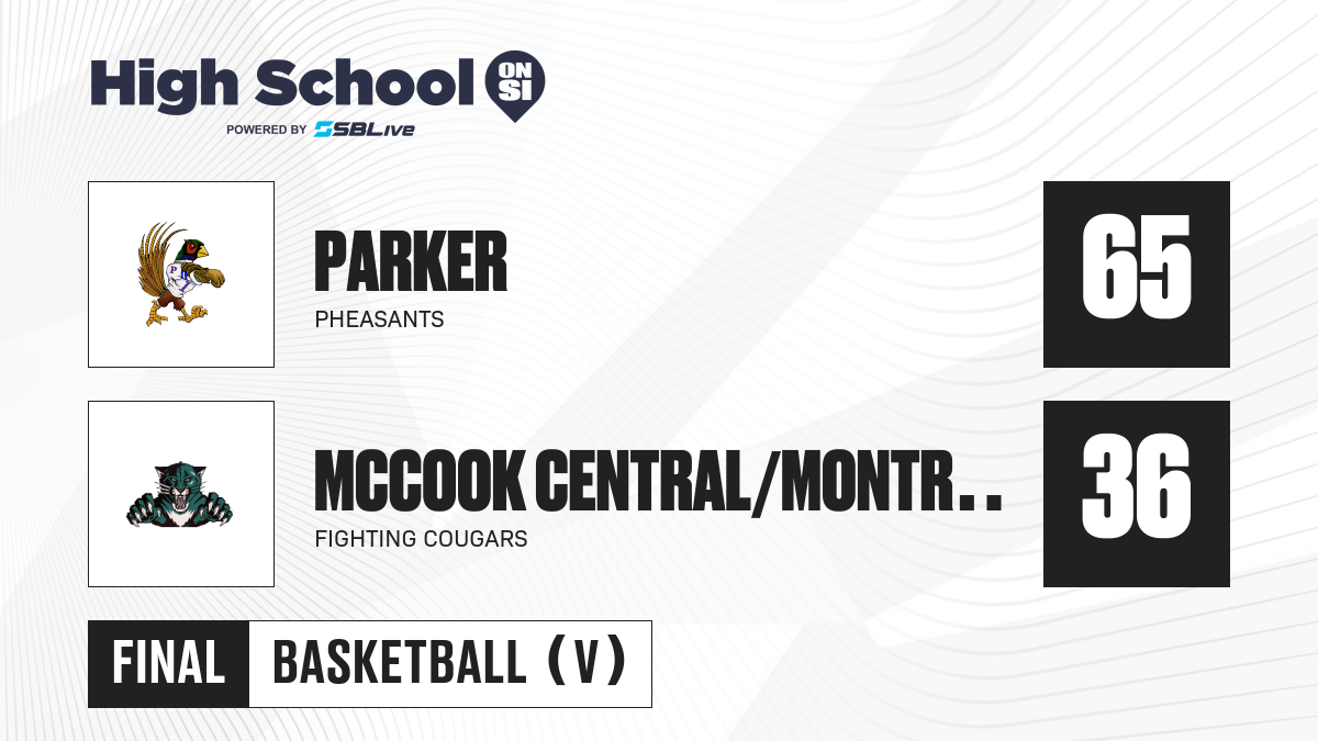 Parker vs McCook Central/Montrose Boys Basketball - Jan 6, 2023 ...